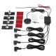 16.5mm Flat Sensor Auto Reverse Parking System Front Rear Radar Detector With Buzzer 16.5mm Flat Sensor Auto Reverse Parking System Front Rear Radar Detector With Buzzer
