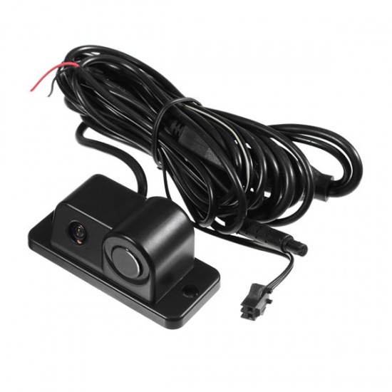 KS-001 2 in 1 Car Visual Reversing Radar Detector Rear View Camera