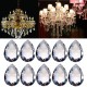 10PCS Clear Chandelier Glass Crystal Lighting Prisms Hanging Drops Pendants 38MM 10PCS Clear Chandelier Glass Crystal Lighting Prisms Hanging Drops Pendants 38MM