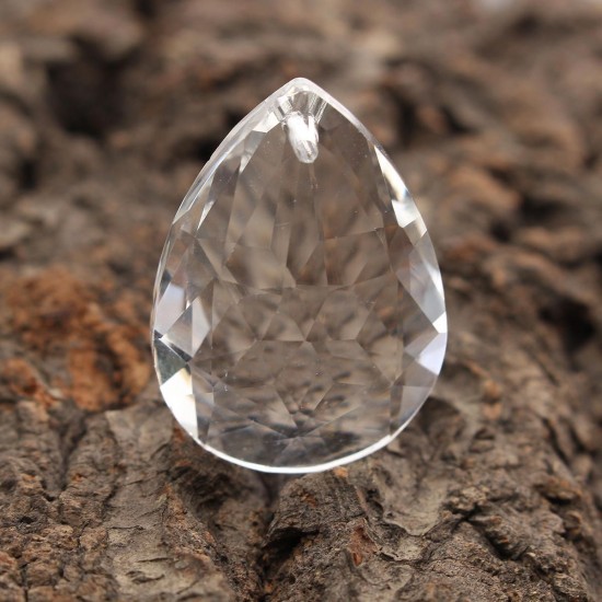 10PCS Clear Chandelier Glass Crystal Lighting Prisms Hanging Drops Pendants 38MM 10PCS Clear Chandelier Glass Crystal Lighting Prisms Hanging Drops Pendants 38MM