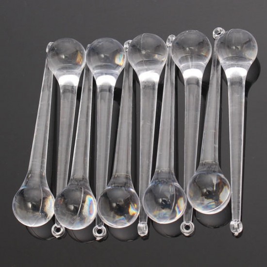 10pcs Clear Crystal Chandelier Light Lamp Parts Drops Prisms Pendants 80mm 10pcs Clear Crystal Chandelier Light Lamp Parts Drops Prisms Pendants 80mm