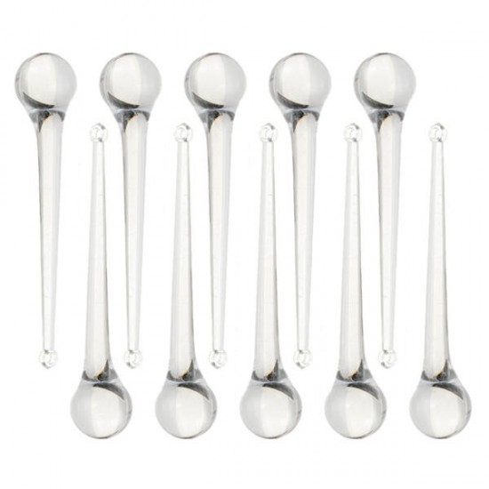 10pcs Clear Crystal Chandelier Light Lamp Parts Drops Prisms Pendants 80mm 10pcs Clear Crystal Chandelier Light Lamp Parts Drops Prisms Pendants 80mm