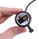 1.2M Wire E27 Pearl Black Lamp Holder Bulb Adapter with Switch for Pendant Light