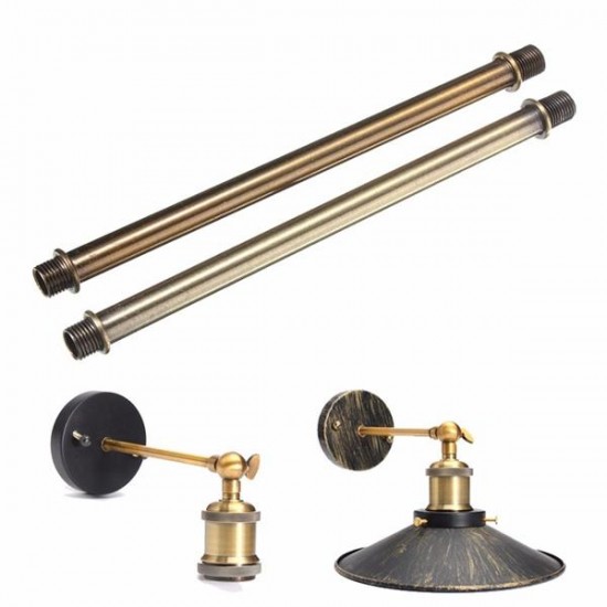 170*9.5MM Vintage Lamp Light Holder Socket Droplight Extension Rod Zinc Alloy