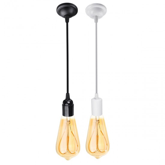 1M E27 Industrial Retro Single Head Chandelier Pendant Light Socket Ceiling Fixture Lamp Holder 1M E27 Industrial Retro Single Head Chandelier Pendant Light Socket Ceiling Fixture Lamp Holder