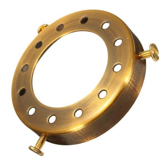 2-1/4inchSolid Brass Uno Thread Shade Fitter Industrial Retro Pendant Light Holder