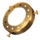 2-1/4inchSolid Brass Uno Thread Shade Fitter Industrial Retro Pendant Light Holder 2-1/4inchSolid Brass Uno Thread Shade Fitter Industrial Retro Pendant Light Holder