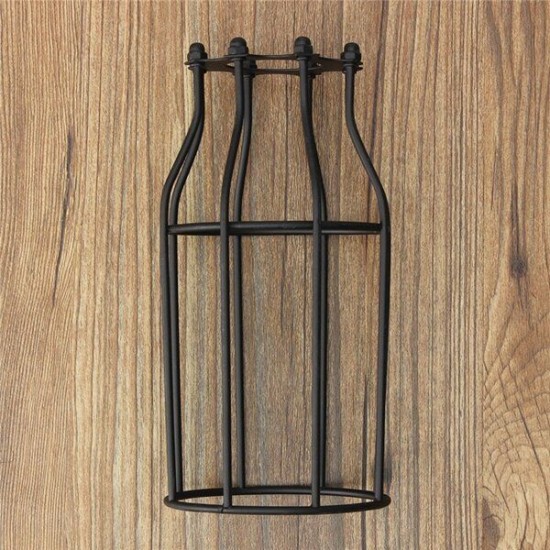 200MM DIY Vintage Pendant Trouble Light Bulb Guard Wire Cage Ceiling Hanging Lampshade 200MM DIY Vintage Pendant Trouble Light Bulb Guard Wire Cage Ceiling Hanging Lampshade