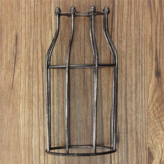 200MM DIY Vintage Pendant Trouble Light Bulb Guard Wire Cage Ceiling Hanging Lampshade 200MM DIY Vintage Pendant Trouble Light Bulb Guard Wire Cage Ceiling Hanging Lampshade