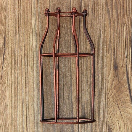 200MM DIY Vintage Pendant Trouble Light Bulb Guard Wire Cage Ceiling Hanging Lampshade 200MM DIY Vintage Pendant Trouble Light Bulb Guard Wire Cage Ceiling Hanging Lampshade