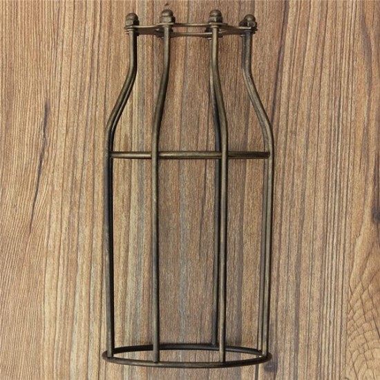 200MM DIY Vintage Pendant Trouble Light Bulb Guard Wire Cage Ceiling Hanging Lampshade 200MM DIY Vintage Pendant Trouble Light Bulb Guard Wire Cage Ceiling Hanging Lampshade