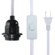 2.5M Cord E27/E26 Edison Pendant Light Holder Hanging Lamp Socket US Plug Adapter Switch