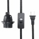 2.5M Cord E27/E26 Edison Pendant Light Holder Hanging Lamp Socket US Plug Adapter Switch 2.5M Cord E27/E26 Edison Pendant Light Holder Hanging Lamp Socket US Plug Adapter Switch