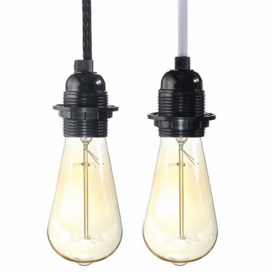 2.5M Cord E27/E26 Edison Pendant Light Holder Hanging Lamp Socket US Plug Adapter Switch 2.5M Cord E27/E26 Edison Pendant Light Holder Hanging Lamp Socket US Plug Adapter Switch
