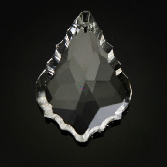38MM Chandelier Clear Crystal Glass Maple Leaf Pendant Lamp Prisms Part Decor 38MM Chandelier Clear Crystal Glass Maple Leaf Pendant Lamp Prisms Part Decor