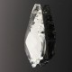 38MM Chandelier Clear Crystal Glass Maple Leaf Pendant Lamp Prisms Part Decor 38MM Chandelier Clear Crystal Glass Maple Leaf Pendant Lamp Prisms Part Decor