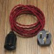 3M E27 Vintage Twisted Fabric Cable UK Plug In Pendant Lamp Light Bulb Holder Socket 3M E27 Vintage Twisted Fabric Cable UK Plug In Pendant Lamp Light Bulb Holder Socket