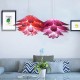 40cm Modern Plug In Hanging Ceiling Pendant Light DIY Flower Lampshade For Chandelier Lamp