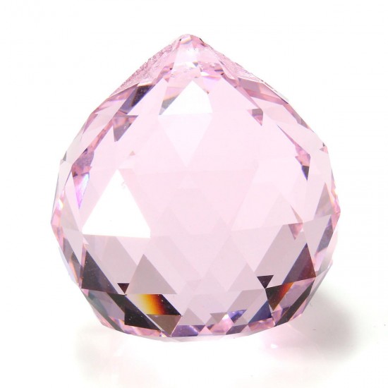 40mm Chandelier Crystal Hanging Faceted Ball Prism Drop for Pendant Light 40mm Chandelier Crystal Hanging Faceted Ball Prism Drop for Pendant Light