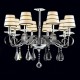 50pcs Clear Glass Crystals Chandelier Pendant Lamp Prisms Parts Hanging Drops 18MM