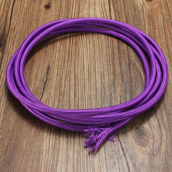 5M Vintage Colorful Twist Braided Fabric Cable Wire Electric Pendant Light Accessory 5M Vintage Colorful Twist Braided Fabric Cable Wire Electric Pendant Light Accessory