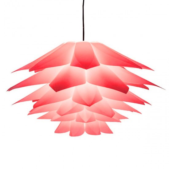 7 Colors 40CM DIY Lotus Chandelier Shape Ceiling Pendant Light Lampshade Home Decor