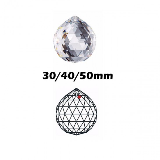 A Set(30/40/50mm) Chandelier Sparkling Colorful Hanging Crystal Prism Ball for Pendant A Set(30/40/50mm) Chandelier Sparkling Colorful Hanging Crystal Prism Ball for Pendant
