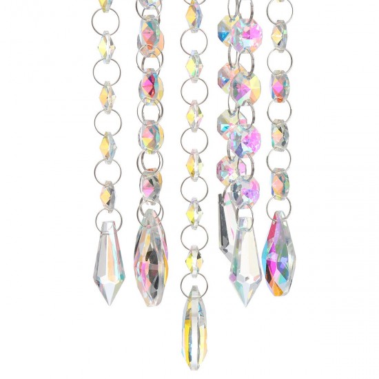 Crystal Lighting Ball Pendant Beads Chandelier Hanging Drop Prisms Suncatcher