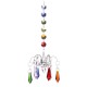 Crystal Lighting Ball Pendant Beads Chandelier Hanging Drop Prisms Suncatcher for Home Decoration