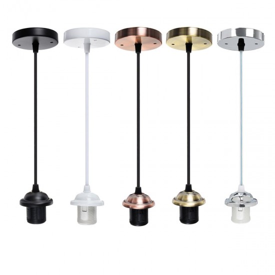 E26/E27 Edison Vintage Retro Pendant Lamp Holder Ceiling Light Base Socket Bulb Adapter AC110-250V E26/E27 Edison Vintage Retro Pendant Lamp Holder Ceiling Light Base Socket Bulb Adapter AC110-250V