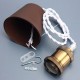 E26/E27 Retro Edison Copper Ceiling Pendent Light Base Bulb Cord Grip Holder Socket AC 110V-220V