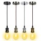 E26/E27 Retro Pendant Light Cafe Living Room Ceiling Lamp Bulb Adapter Holder Socket Base E26/E27 Retro Pendant Light Cafe Living Room Ceiling Lamp Bulb Adapter Holder Socket Base