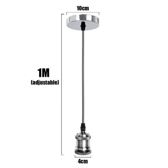 E26/E27 Retro Pendant Light Cafe Living Room Ceiling Lamp Bulb Adapter Holder Socket Base E26/E27 Retro Pendant Light Cafe Living Room Ceiling Lamp Bulb Adapter Holder Socket Base
