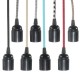 E27 3M Fabric Cable UK Plug In Pendant Lamp Light Set Fitting Vintage Bulb Holder Socket