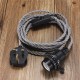 E27 3M Vintage Fabric Flex Cable Plug In Pendant Lamp Light Socket Holder Bulb E27 3M Vintage Fabric Flex Cable Plug In Pendant Lamp Light Socket Holder Bulb