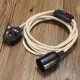 E27 4M Fabric Cable UK Plug In Pendant Lamp Light Set Fitting Vintage Bulb Holder Socket E27 4M Fabric Cable UK Plug In Pendant Lamp Light Set Fitting Vintage Bulb Holder Socket
