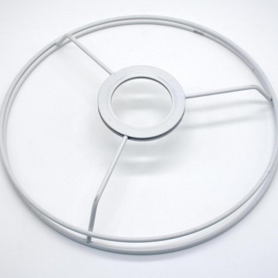 E27 11-40cm Circular Lampshade Frame Ring Set Lamp Light Shade DIY Kit