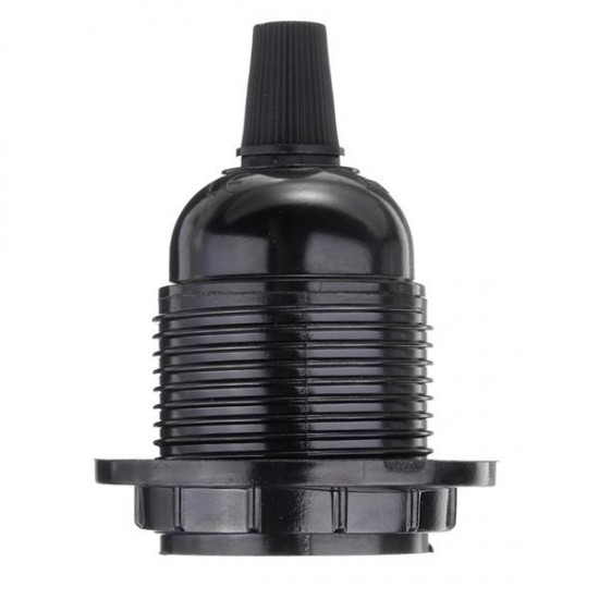 E27 Black Lamp Holder Socket for Vintage Industrial Hanging Pendant Ceiling Light E27 Black Lamp Holder Socket for Vintage Industrial Hanging Pendant Ceiling Light