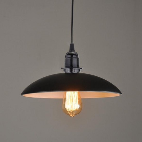 E27 Black Lamp Holder Socket for Vintage Industrial Hanging Pendant Ceiling Light