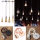 E27 Ceiling Rose Braided Fabric Flex Pendant Lamp Holder Light Hanging Fitting E27 Ceiling Rose Braided Fabric Flex Pendant Lamp Holder Light Hanging Fitting