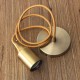 E27 Ceiling Rose Braided Fabric Flex Pendant Lamp Holder Light Hanging Fitting E27 Ceiling Rose Braided Fabric Flex Pendant Lamp Holder Light Hanging Fitting