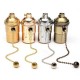 E27 Copper Socket Vintage Retro Edison Pendant Lamp Holder 110-250V E27 Copper Socket Vintage Retro Edison Pendant Lamp Holder 110-250V
