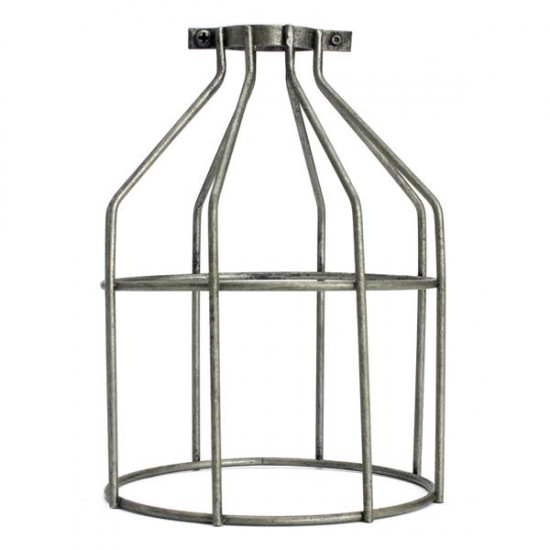 E27 Retro Metal Cage Lampshade Ceiling Pendant Light Lamp Bulb Holder Cafe Bar E27 Retro Metal Cage Lampshade Ceiling Pendant Light Lamp Bulb Holder Cafe Bar