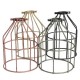 E27 Retro Metal Cage Lampshade Ceiling Pendant Light Lamp Bulb Holder Cafe Bar