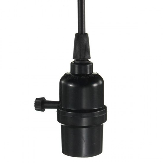 E27 Screw Hang Lamp Holder Ceiling Pendant Vintage Industrial Light with Cable Wire AC 110-240V E27 Screw Hang Lamp Holder Ceiling Pendant Vintage Industrial Light with Cable Wire AC 110-240V