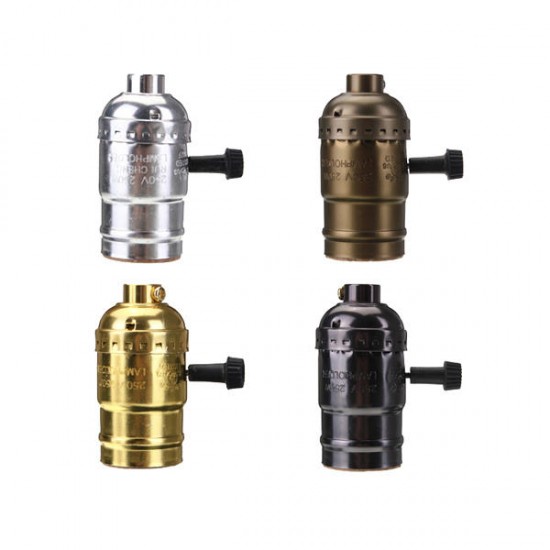 E27 Socket Edison Retro Pendant Lamp Holder Without Wire 110-220V E27 Socket Edison Retro Pendant Lamp Holder Without Wire 110-220V