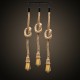 E27 Three Heads Industrial Pendant Lamp Holder Retro Vintage Edison Hemp Rope Ceiling Light AC110-220V