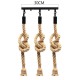 E27 Three Heads Industrial Pendant Lamp Holder Retro Vintage Edison Hemp Rope Ceiling Light AC110-220V E27 Three Heads Industrial Pendant Lamp Holder Retro Vintage Edison Hemp Rope Ceiling Light AC110-220V