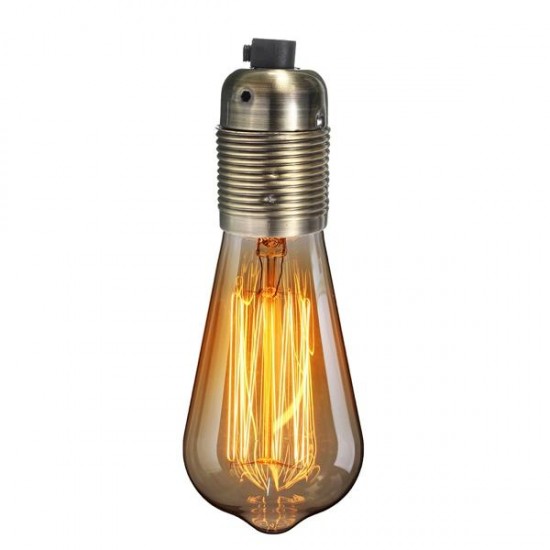 E27 Vintage Industrial Lamp Light Bulb Holder Socket Antique Retro Edison Fitting