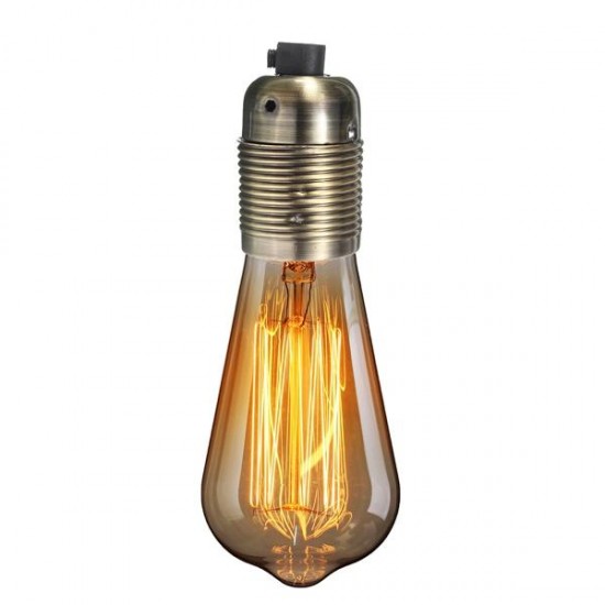 E27 Vintage Industrial Lamp Light Bulb Holder Socket Antique Retro Edison Fitting E27 Vintage Industrial Lamp Light Bulb Holder Socket Antique Retro Edison Fitting